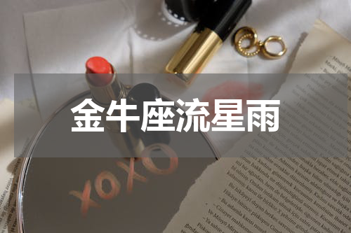 金牛座流星雨