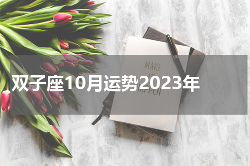 双子座10月运势2023年