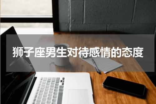 狮子座男生对待感情的态度