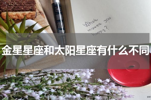 金星星座和太阳星座有什么不同