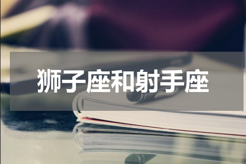 狮子座和射手座