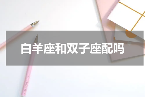 白羊座和双子座配吗
