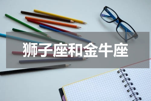 狮子座和金牛座