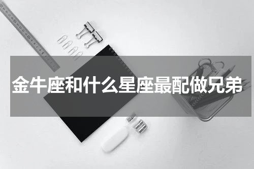 金牛座和什么星座最配做兄弟