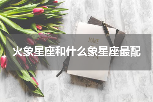 火象星座和什么象星座最配