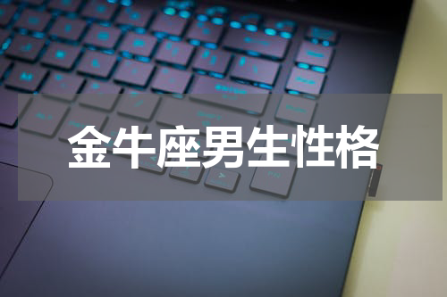 金牛座男生性格