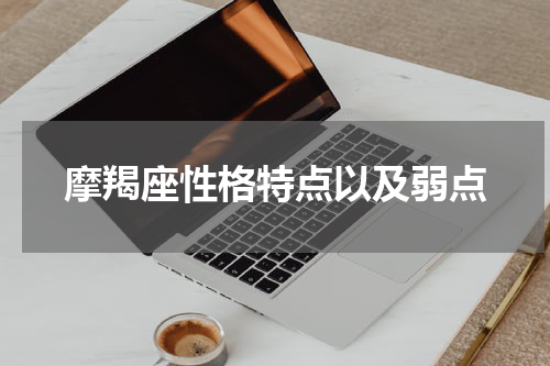 摩羯座性格特点以及弱点