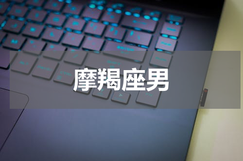 摩羯座男