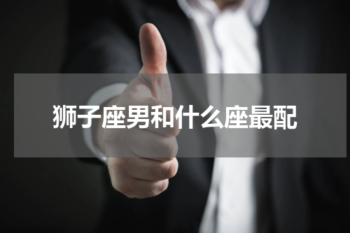 狮子座男和什么座最配