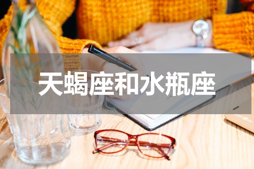天蝎座和水瓶座