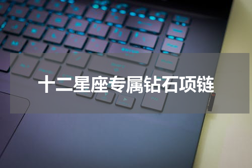 十二星座专属钻石项链