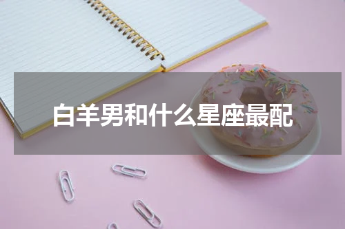白羊男和什么星座最配