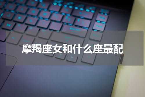 摩羯座女和什么座最配