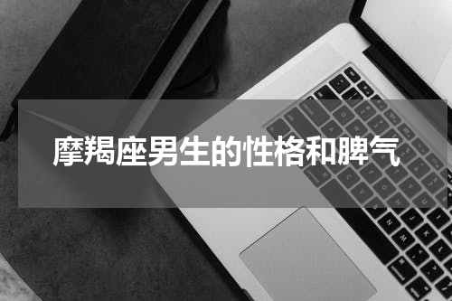 摩羯座男生的性格和脾气