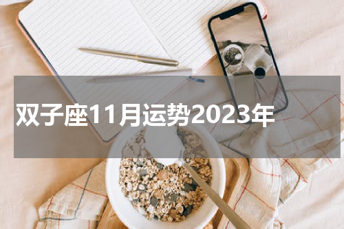 双子座11月运势2023年
