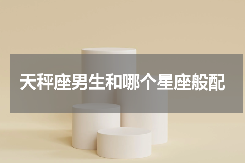 天秤座男生和哪个星座般配