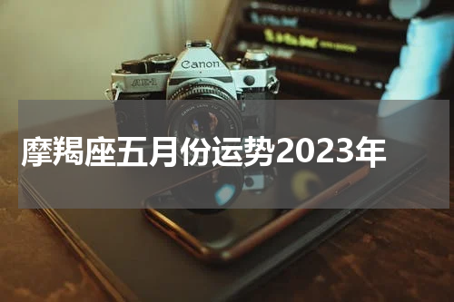 摩羯座五月份运势2023年