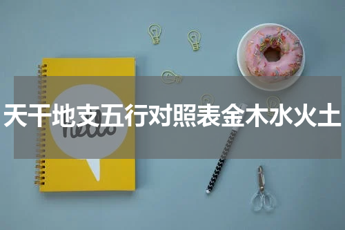 天干地支五行对照表金木水火土