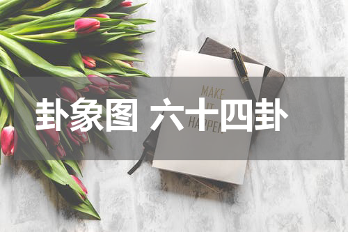 卦象图 六十四卦