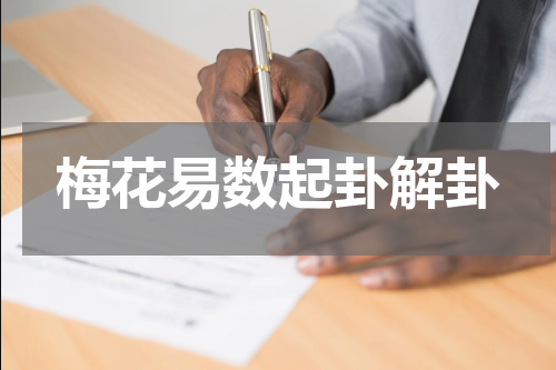 梅花易数起卦解卦