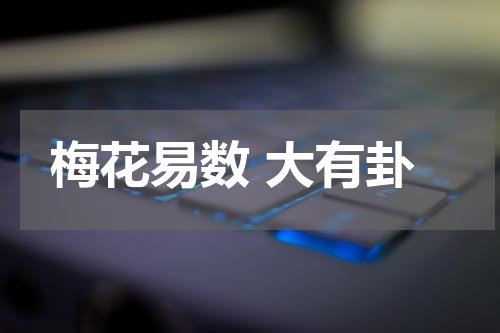 梅花易数 大有卦