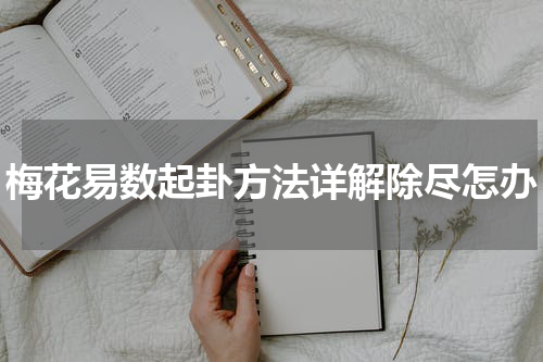 梅花易数起卦方法详解除尽怎办