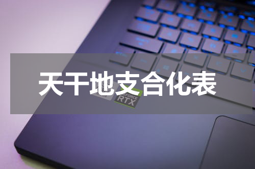 天干地支合化表