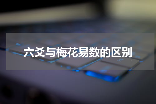 六爻与梅花易数的区别