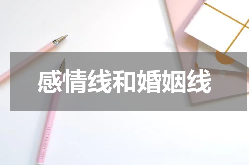感情线和婚姻线