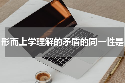 形而上学理解的矛盾的同一性是
