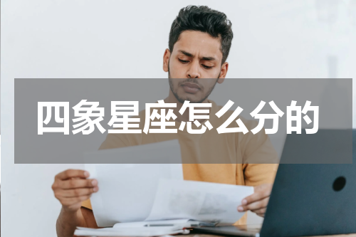 四象星座怎么分的