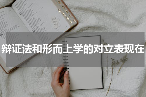 辩证法和形而上学的对立表现在
