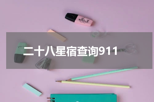 二十八星宿查询911