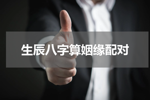 生辰八字算姻缘配对