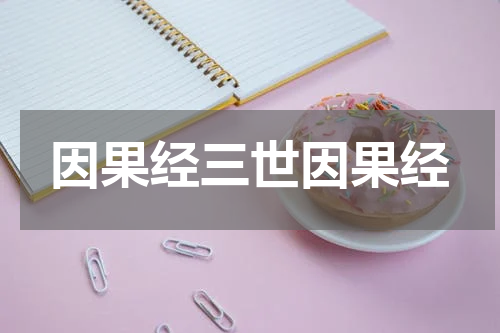 因果经三世因果经