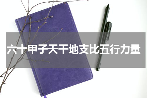 六十甲子天干地支比五行力量