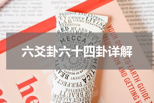 六爻卦六十四卦详解