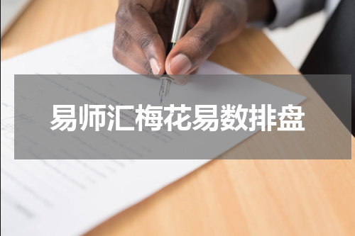 易师汇梅花易数排盘