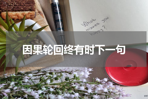 因果轮回终有时下一句