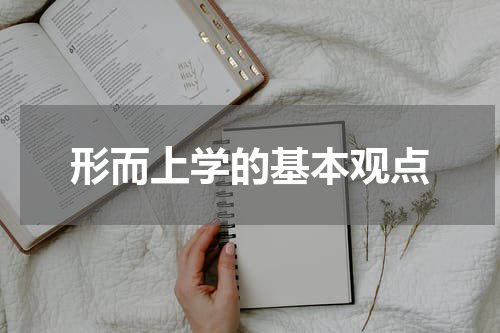 形而上学的基本观点