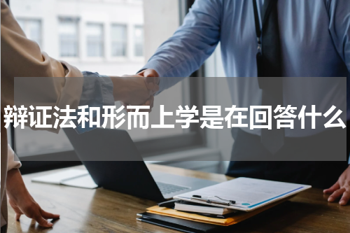 辩证法和形而上学是在回答什么