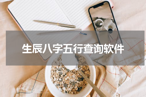 生辰八字五行查询软件