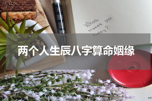 两个人生辰八字算命姻缘