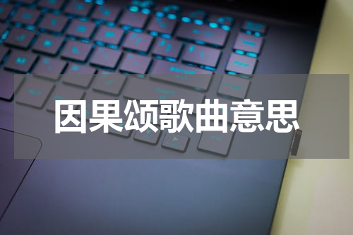 因果颂歌曲意思