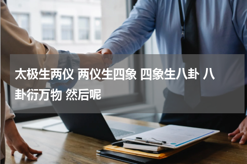 太极生两仪 两仪生四象 四象生八卦 八卦衍万物 然后呢