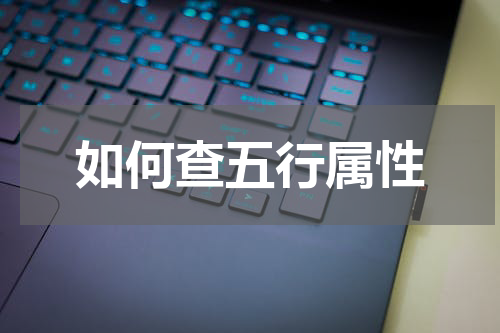 如何查五行属性