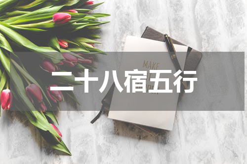 二十八宿五行