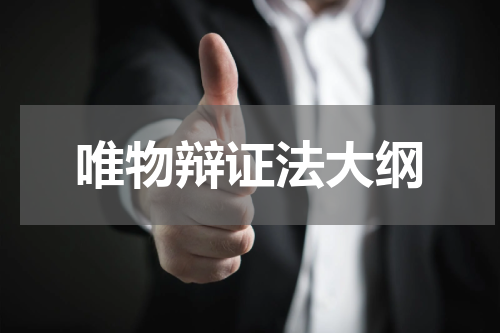 唯物辩证法大纲