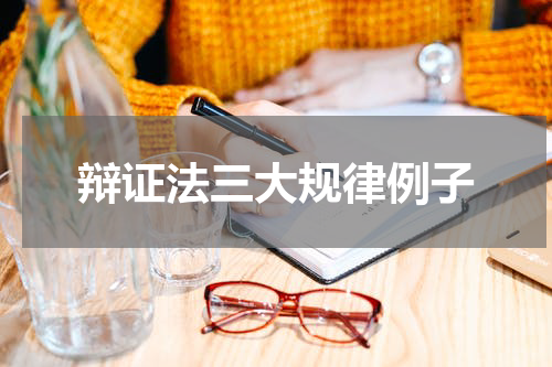 辩证法三大规律例子