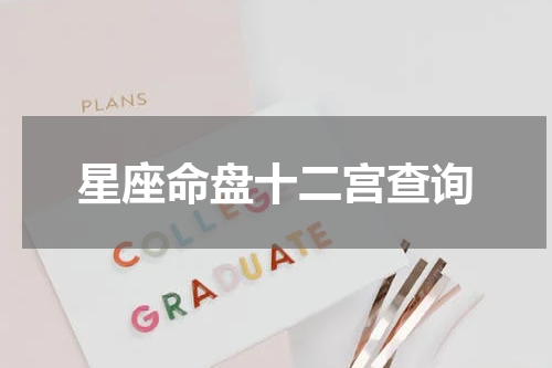 星座命盘十二宫查询